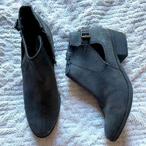 Not rated black cutout booties size 10